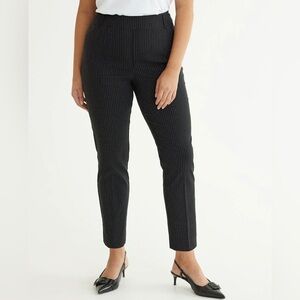 Slim-Leg High-Rise Ankle Pant - The Iconic